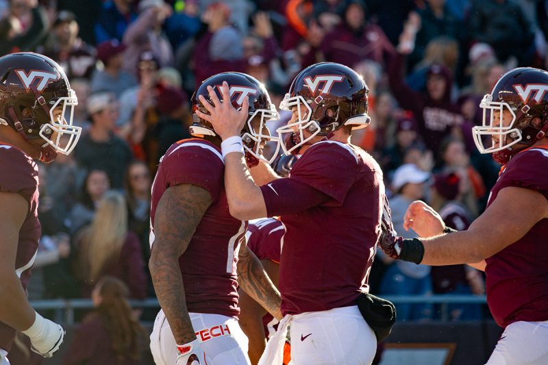 Virginia Tech faced Boston College in its Homecoming football game. 
