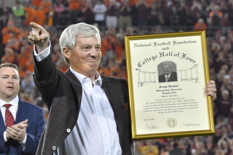 Coach Frank Beamer will speak on May 17 for Virginia Tech Commencement.