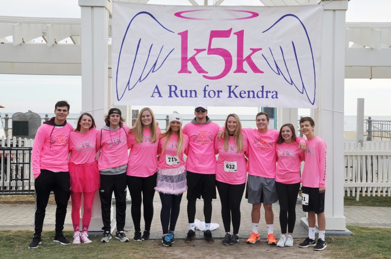 Family members at k5k: A Run for Kendra