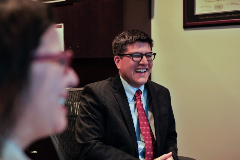 Juan Espinoza, Associate Vice Provost for Enrollment ManagementDirector of Undergraduate Admissions at Virginia Tech. 
