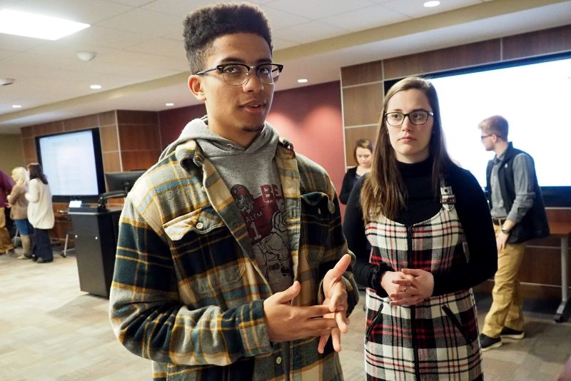 Image of Virginia Tech students Nick Anthony and Jillian Doerr