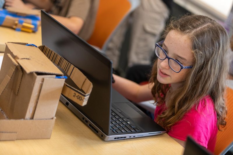 students learned coding during camp