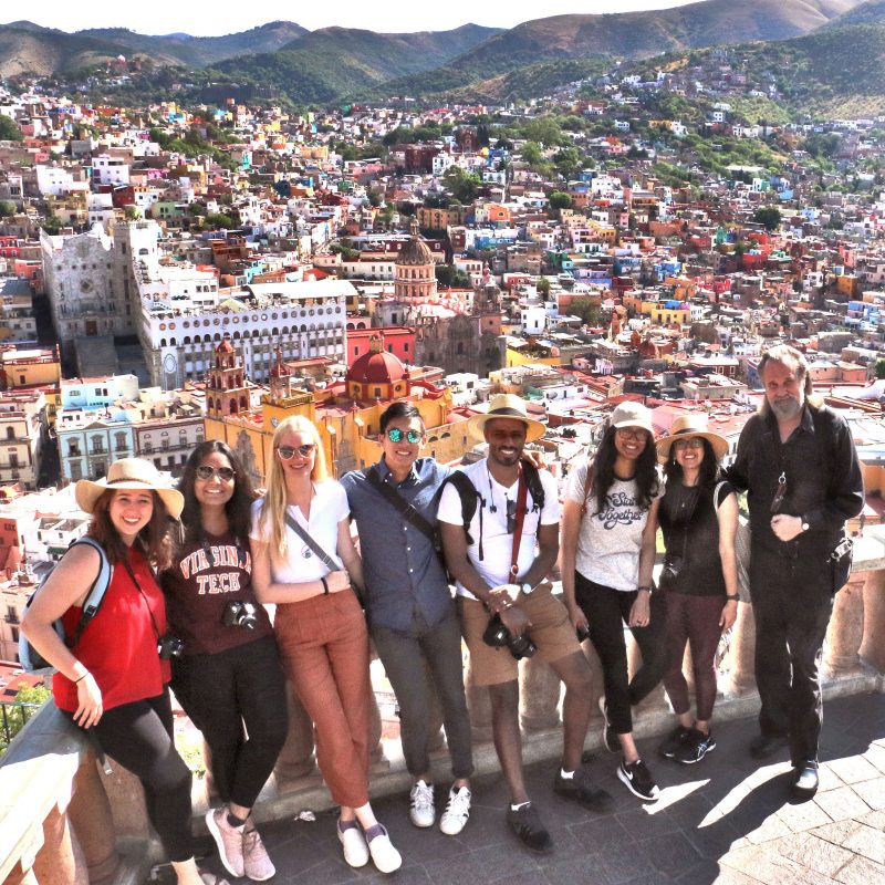 Steven House with CASA study abroad students
