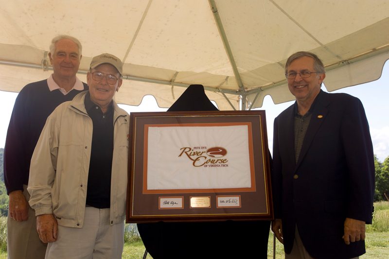 Dedication of Pete Dye River Course at Virginia Tech