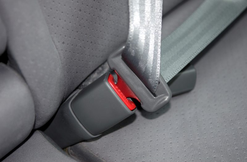 Seat belt in a car