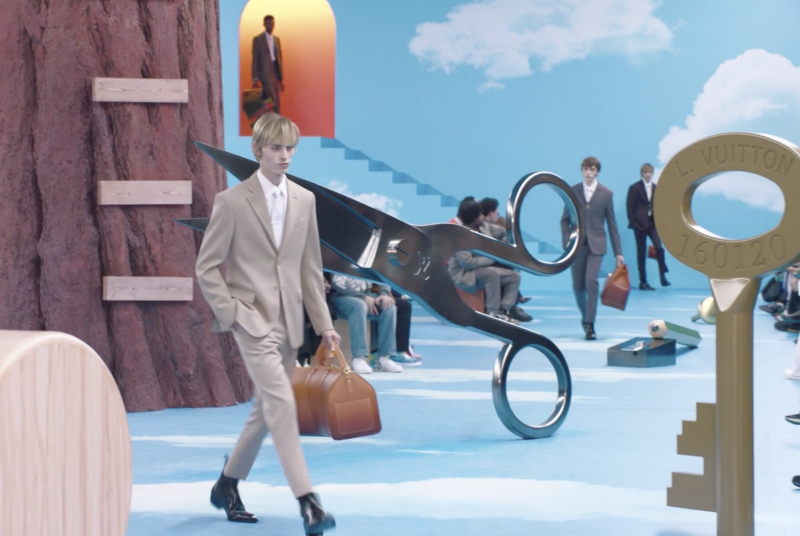 PlayLab’s runway set for the Louis Vuitton Men's Fall/Winter 2020 Runway Show