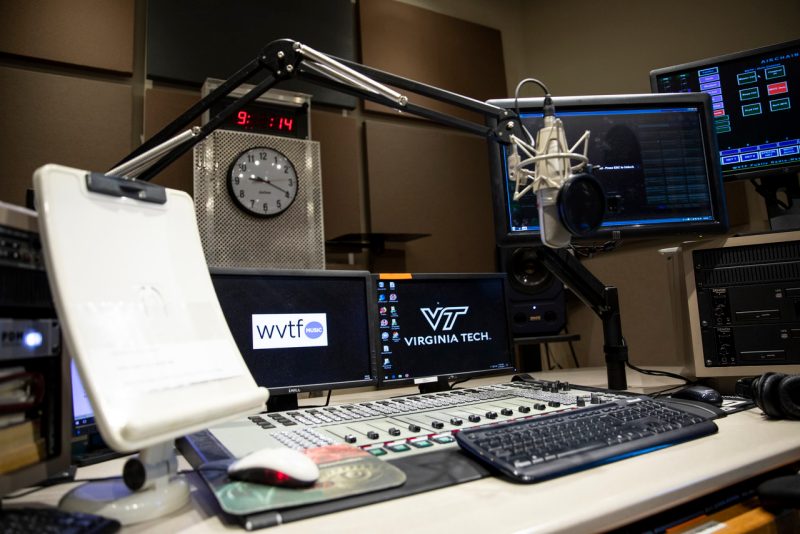 RadioIQ studio in Roanoke