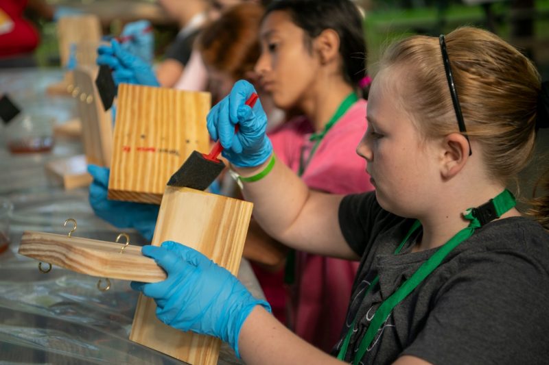 4-H and the camping program have a profound impact on the lives of the 4-H members, their parents, adult and teen volunteers, and the extension employees who make up the organization. Photo from 2018.