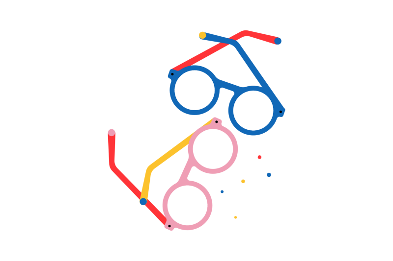 illustration of glasses