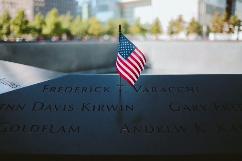 Image of Sept. 11th memorial in New York 