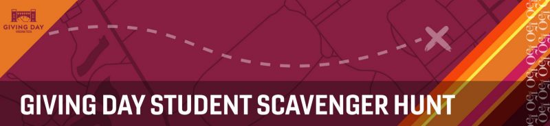 scavenger hunt logo with map