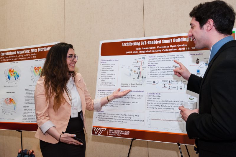 A student presenting her research at the 2018 NSEP Colloquium.